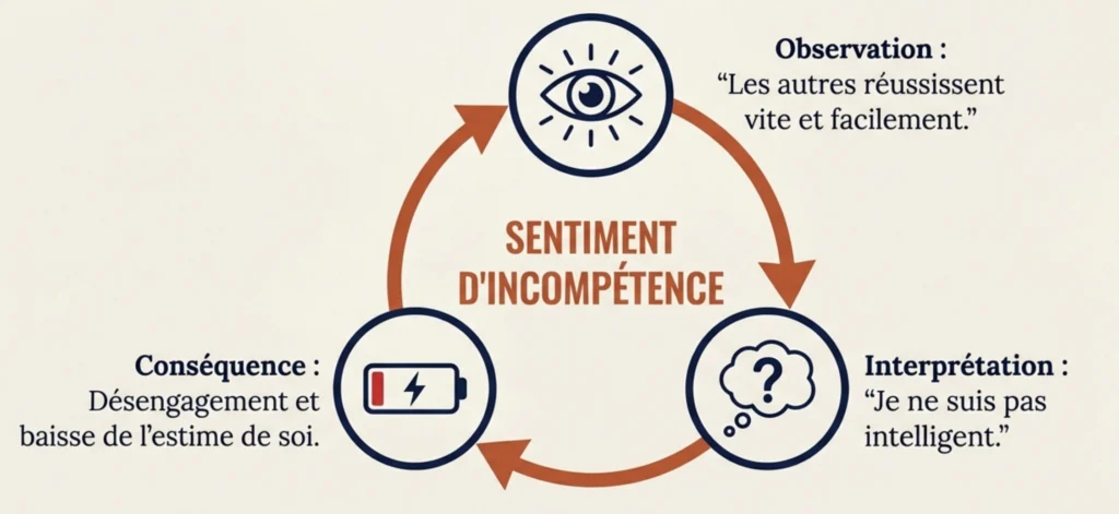 Cycle de comparaison sociale et sentiment d'incompétence chez l'élève en classe